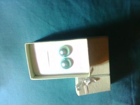 Perla celeste brillante